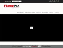 Tablet Screenshot of flame-pro.com
